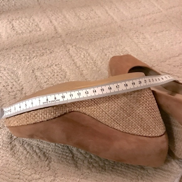EUC Stuart Weitzman Wedge peep toe shoes - Picture 6 of 6